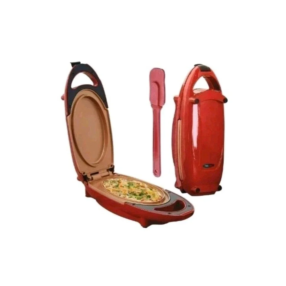 Copper Red 5 Minute Chef Electric Meal Maker Frying Pan NonStick As Seen On TV